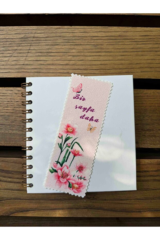 Sanatsal Tasarım Yıkanabilir Çiçekli Kitap Ayracı (4'LÜ)