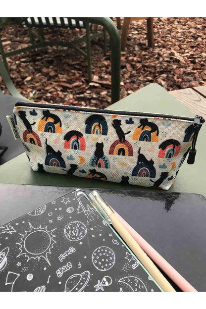 Kedili Kanvas Bez Kalemlik