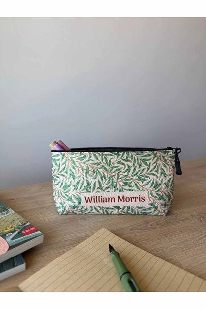 William Morris Kalemlik Yıkanabilir 22x12 Ölçülerinde Körüklü Makyaj Çantası