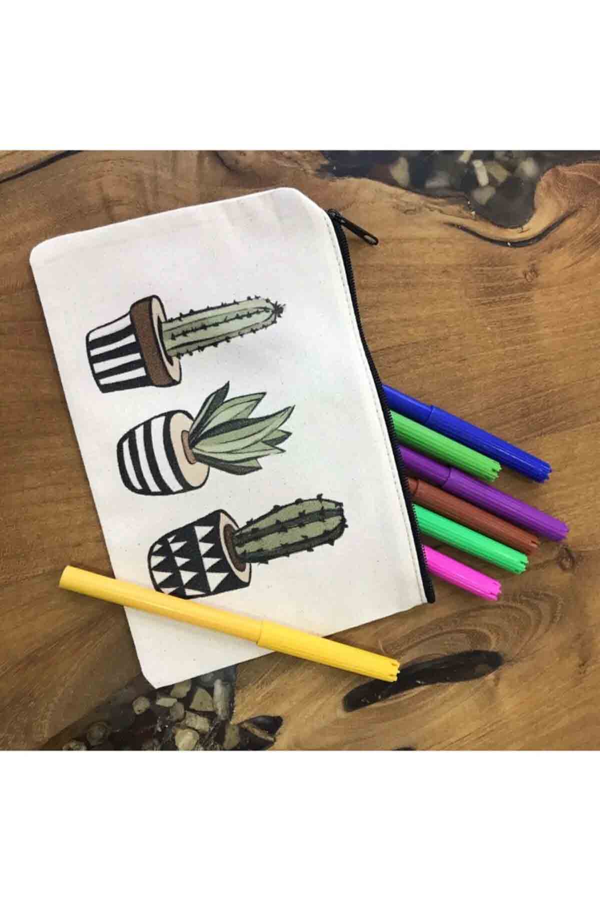 Kalemlik Geometrik Kaktüs